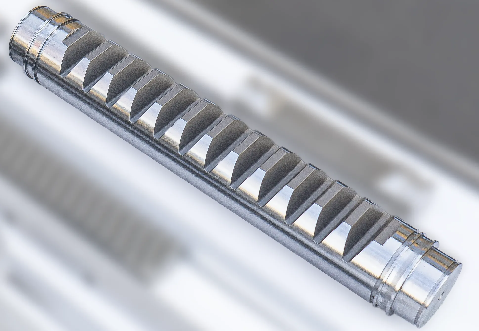 Cremagliera realizzata su tondo